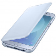 Samsung Flip Wallet Cover EF-WJ530CL - оригинален кожен кейс за Samsung Galaxy J5 (2017) (светлосин) 3