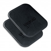 4smarts Ultimag Metal Plate - два броя метални пластини с кожено покритие за магнитни поставки (черен) 1