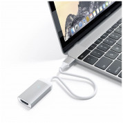 Satechi Aluminum 4K USB-C to HDMI Adapter - адаптер с поддръжка на 4K за свързване от USB-C към HDMI (сребрист) 6