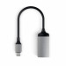 Satechi Aluminum 4K USB-C to HDMI Adapter - адаптер с поддръжка на 4K за свързване от USB-C към HDMI (тъмносив) 3