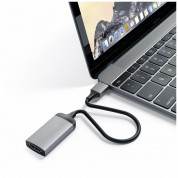 Satechi Aluminum 4K USB-C to HDMI Adapter - адаптер с поддръжка на 4K за свързване от USB-C към HDMI (тъмносив) 6
