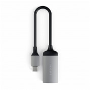 Satechi Aluminum 4K USB-C to HDMI Adapter - адаптер с поддръжка на 4K за свързване от USB-C към HDMI (тъмносив) 3