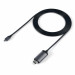 Satechi Aluminum 4K USB-C to HDMI Cable - кабел с поддръжка на 4K за свързване от USB-C към HDMI (тъмносив) 5