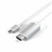 Satechi Aluminum 4K USB-C to HDMI Cable - кабел с поддръжка на 4K за свързване от USB-C към HDMI (сребрист) 1