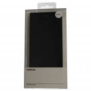 Nokia Slim Flip Case CP-302 - оригинален кожен калъф с отделение за кр. карта за Nokia 5 (черен) 1