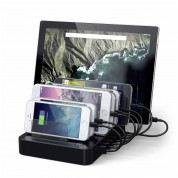 Satechi Multi Dock 7 Port USB-C Station - док станция с 5xUSB и 2xUSB-C гнезда за зареждане за таблети и смартфони (черен) 6