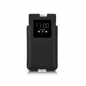 Blackberry Leather Smart Pocket PKB100-3AALWE1 - оригинален калъф от естествена кожа за BlackBerry KeyOne (черен) 1