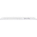Apple Magic Wireless Keyboard BG with Numeric Keypad - безжична клавиатура за iPad и MacBook (сребрист-бял)  5