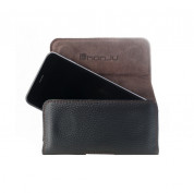 Honju Horizon Belt Leather Case HHAPPLE - кожен (естествена кожа) калъф за iPhone X/XS, iPhone 8 Plus, iPhone 7 Plus, Galaxy S8 Plus, Note 8, LG G6, Huawei P10 и смартфони до 5.5 инча 5