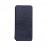 JT Berlin Folio Case - хоризонтален кожен (веган кожа) калъф тип портфейл за Huawei P10 Plus (черен)