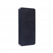 JT Berlin Folio Case - хоризонтален кожен (веган кожа) калъф тип портфейл за Huawei P10 Plus (черен) 4