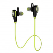 Devia Swift Sport Bluetooth 4.1 Headset - безжични спортни блутут слушалки за мобилни устройства (черен-зелен)