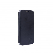 JT Berlin Folio Case - хоризонтален кожен (веган кожа) калъф тип портфейл за Samsung Galaxy S8 (черен) 3