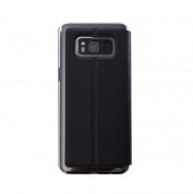 JT Berlin Folio Case - хоризонтален кожен (веган кожа) калъф тип портфейл за Samsung Galaxy S8 (черен) 1