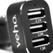 Veho Car Charger USB 5.1A - зарядно за кола (5.1 Ампера) с 3 USB изхода за смартфони и таблети (черен) 2