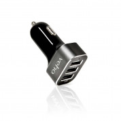 Veho Car Charger USB 5.1A - зарядно за кола (5.1 Ампера) с 3 USB изхода за смартфони и таблети (черен) 2