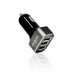 Veho Car Charger USB 5.1A - зарядно за кола (5.1 Ампера) с 3 USB изхода за смартфони и таблети (черен) 3