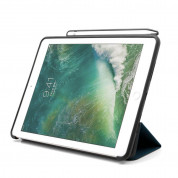 Prodigee Expert Case - кожен калъф, тип папка и поставка за iPad Air 3 (2019), iPad Pro 10.5 (2017) (син) 3