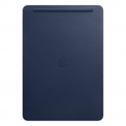 Apple Leather Sleeve - оригинален кожен калъф, тип джоб и отделение за Apple Pencil за iPad Pro 10.5 (2017) (тъмносин)	 2