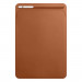 Apple Leather Sleeve - оригинален кожен калъф, тип джоб и отделение за Apple Pencil за iPad Pro 10.5 (2017) (светлокафяв)	 1