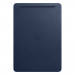 Apple Leather Sleeve - оригинален кожен калъф, тип джоб и отделение за Apple Pencil за iPad Pro 12.9 (2015), iPad Pro 12.9 (2017) (тъмносин)	 2