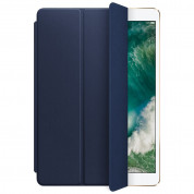 Apple Leather Smart Cover - оригинално кожено покритие за iPad 7 (2019), iPad Air 3 (2019), iPad Pro 10.5 (2017) (тъмносин)  1