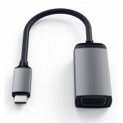 Satechi Aluminum USB-C to VGA Adapter - адаптер за свързване от USB-C към VGA (тъмносив) 2