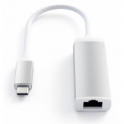Satechi Aluminum USB-C to Ethernet Adapter - адаптер за свързване от USB-C към Ethernet (сребрист) 2