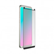 4smarts Second Glass Curved Case Friendly 2.5D - калено стъклено защитно покритие с извити ръбове за целия дисплея на Samsung Galaxy S8 (черен-прозрачен) 1