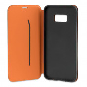 4smarts Flip Case Two Tone - кожен калъф с поставка и отделение за кр. карта за iPhone XS, iPhone X (черен) 2