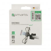 4smarts Bar Mount UltiMag Bikemag - универсална магнитна поставка за колело за смартфони (сребриста) 6