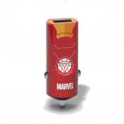 USB Tribe Marvel Iron Man USB Car Charger - red