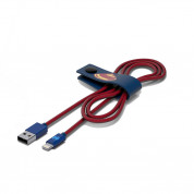 USB Tribe DC Movie Superman Lightning Cable - сертифициран Lightning кабел за iPhone, iPad и iPod с Lightning  (120 см) 
