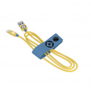 USB Tribe Minions Carl Lightning Cable - сертифициран Lightning кабел за iPhone, iPad и iPod с Lightning  (120 см) 