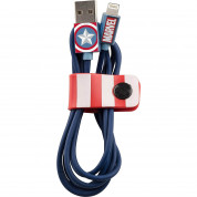 USB Tribe Marvel Captain America Lightning Cable (120cm)   2