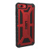 Urban Armor Gear Monarch Platinum - удароустойчив хибриден кейс за iPhone 8 Plus, iPhone 7 Plus, iPhone 6S Plus, iPhone 6 Plus (червен-черен) 3
