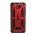 Urban Armor Gear Monarch Platinum - удароустойчив хибриден кейс за iPhone 8, iPhone 7, iPhone 6S, iPhone 6 (червен-черен) 3