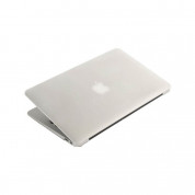 Tucano Nido Hard Shell Case - матиран предпазен кейс за MacBook Pro 15 Touch Bar (модели от 2016 до 2020 година) (прозрачен-мат)