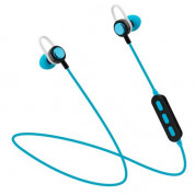 Platinet In-Ear Sport Bluetooth 4.2 Headset PM1068 - безжични спортни блутут слушалки за мобилни устройства (черен-син)