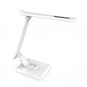 Platinet Desk Lamp 6W + Night Lamp PDL70 - настолна LED лампа с USB изход за зареждане на мобилни устройства (бяла)