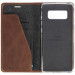 Krusell Sunne Folio Case - кожен калъф (ествествена кожа) тип портфейл за Samsung Galaxy Note 8 (кафяв) 3