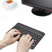 Tecknet Ultra Slim Bluetooth Keyboard X366 - безжична клавиатура за компютри и таблети с Bluetooth (черен) 2