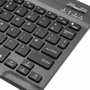 Tecknet Ultra Slim Bluetooth Keyboard X366 - безжична клавиатура за компютри и таблети с Bluetooth (черен) 2