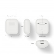 Elago Airpods Silicone Case - силиконов калъф за Apple Airpods (фосфорициращ) 2