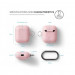 Elago Airpods Silicone Hang Case - силиконов калъф с карабинер за Apple Airpods (розов) 5