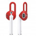 Elago Airpods EarPads - антибактериални силиконови калъфчета за Apple Airpods и Apple Airpods 2 (червен) (4 броя) 1