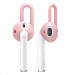 Elago Airpods EarPads - антибактериални силиконови калъфчета за Apple Airpods и Apple Airpods 2 (розов) (4 броя) 1