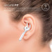 Elago Airpods EarPads - антибактериални силиконови калъфчета за Apple Airpods и Apple Airpods 2 (бял) (4 броя) 3