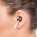 Elago Airpods EarPads - антибактериални силиконови калъфчета за Apple Airpods и Apple Airpods 2 (черен) (4 броя) 3
