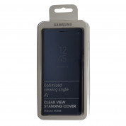 Samsung Clear View Stand Cover EF-ZN950CN - оригинален кейс с поставка, през който виждате информация от дисплея за Samsung Galaxy Note 8 (син) 4